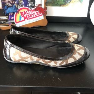 Coach ballet flats size 6